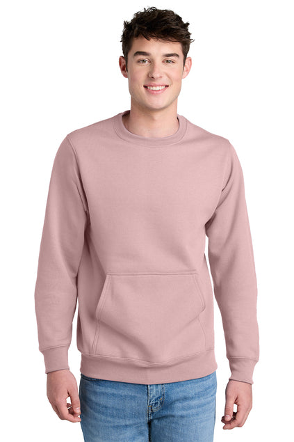 Port & Company Core Fleece Crewneck Pocket Sweatshirt