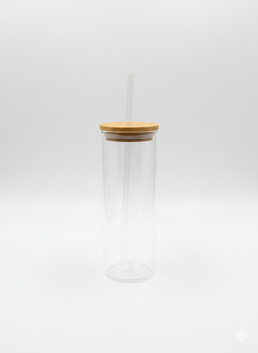 Clear Glass Tumbler 25oz