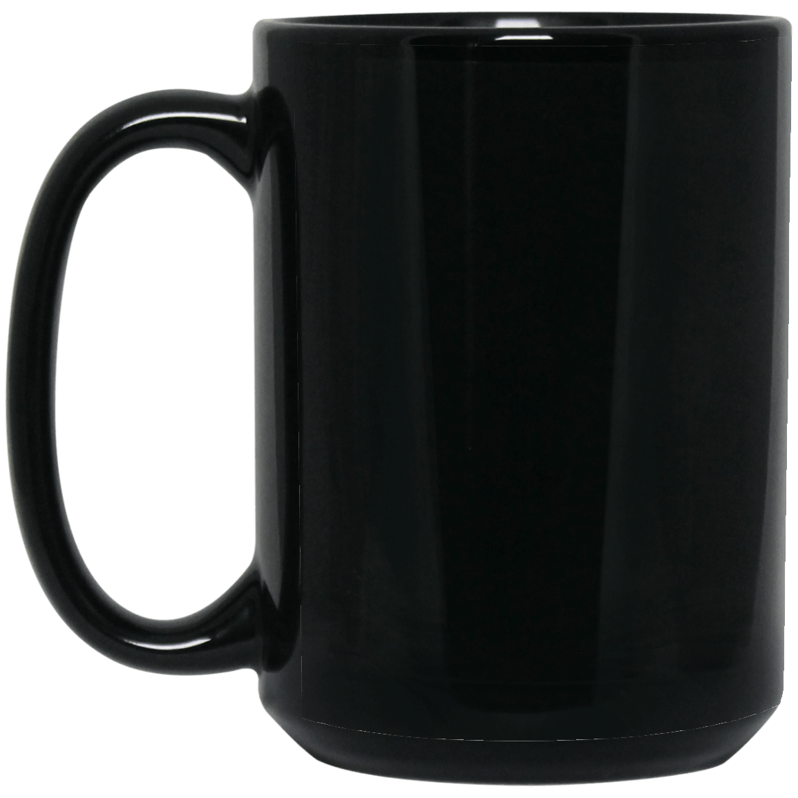 Ceramic Full Black Mug 15oz