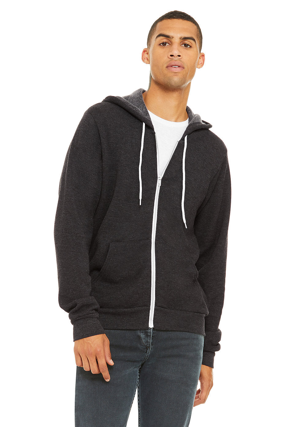 Bella Canvas Unisex Fleece Full Zip HOODIE