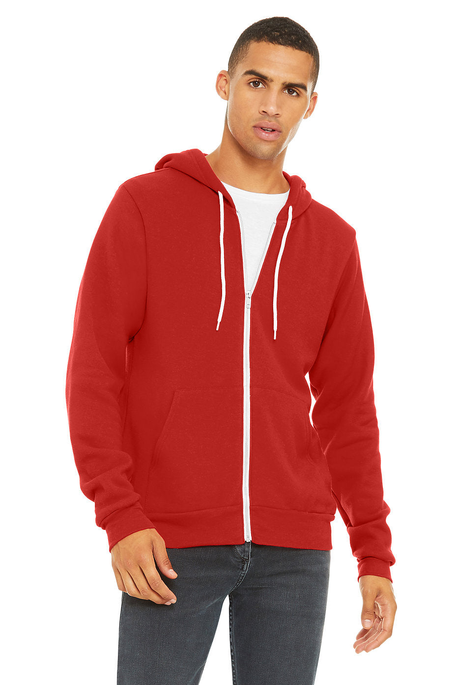 Bella Canvas Unisex Fleece Full Zip HOODIE