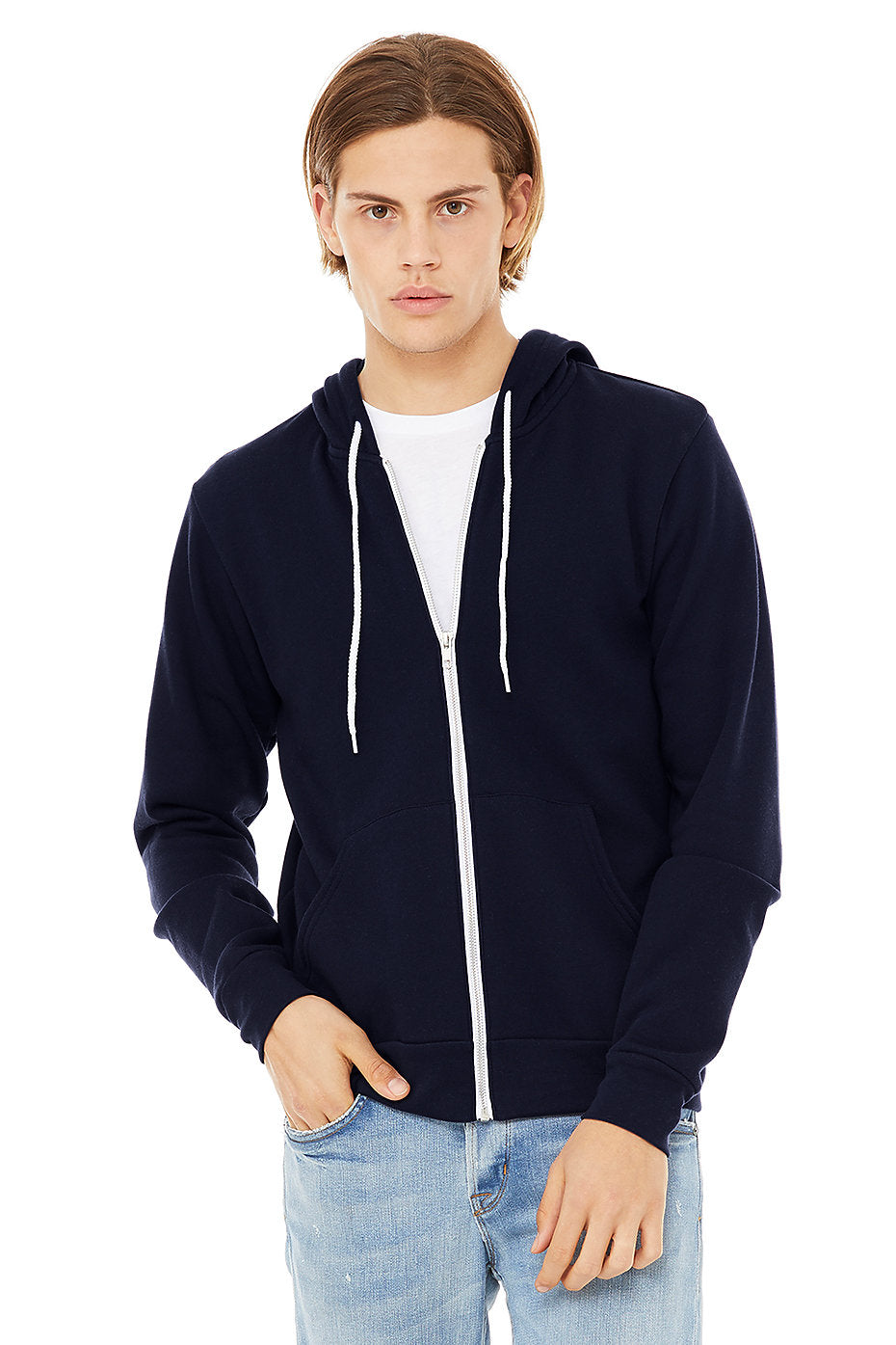 Bella Canvas Unisex Fleece Full Zip HOODIE