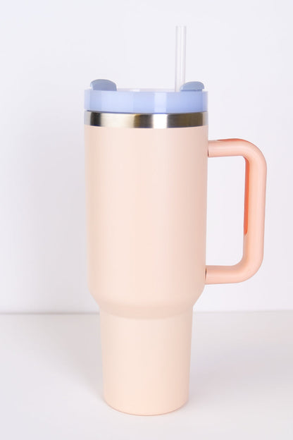 RoadSip Stainless Steel Tumbler with Handle and Sip 40oz.