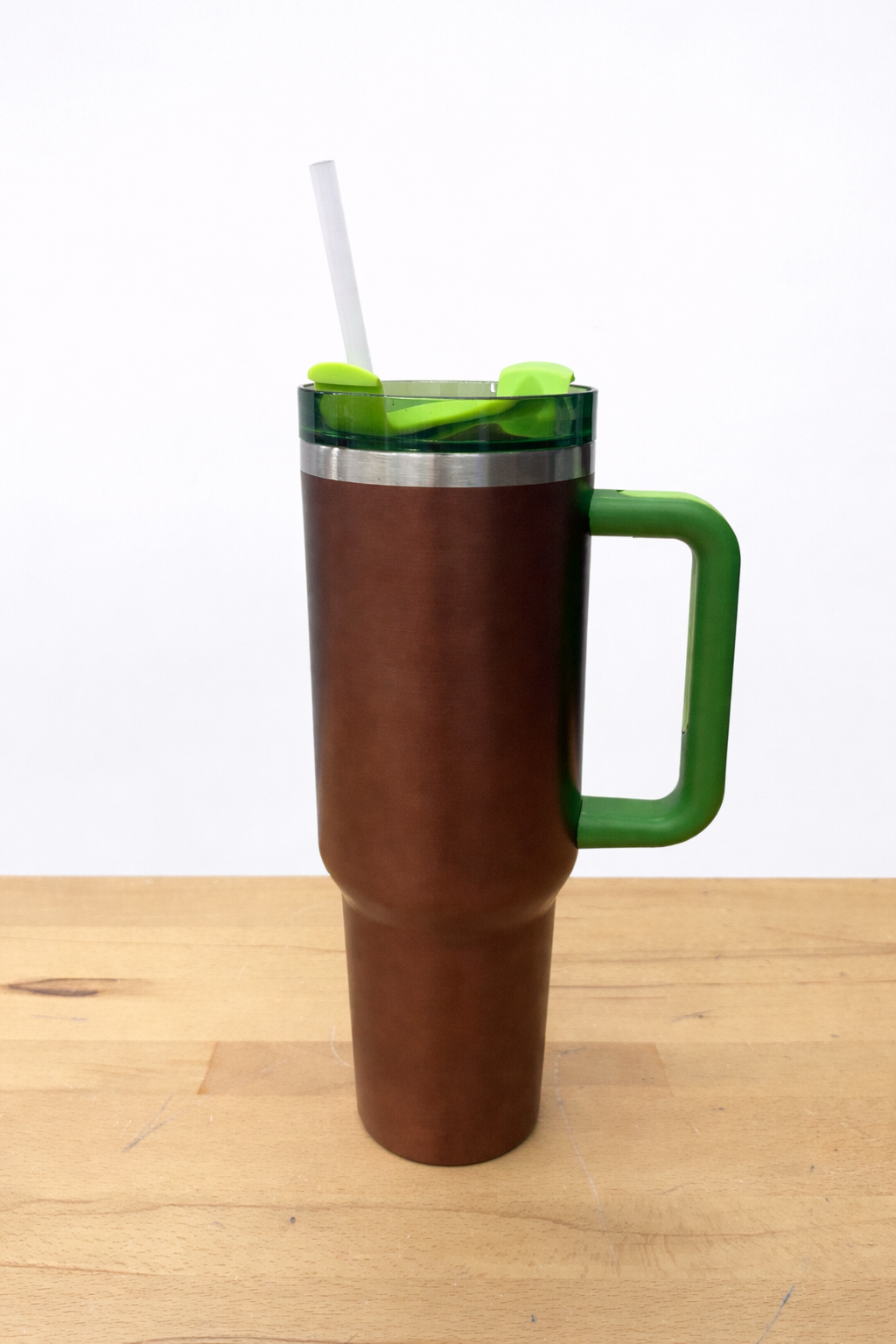 RoadSip Stainless Steel Tumbler with Handle and Sip 40oz.