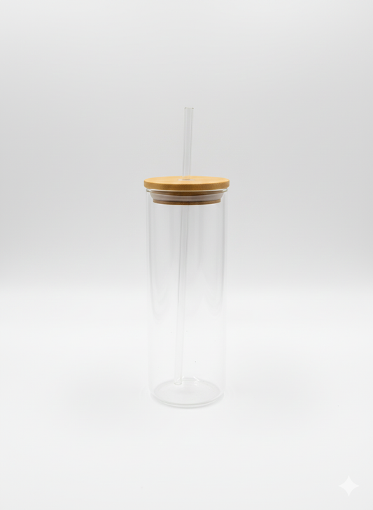 Clear Glass Tumbler 25oz