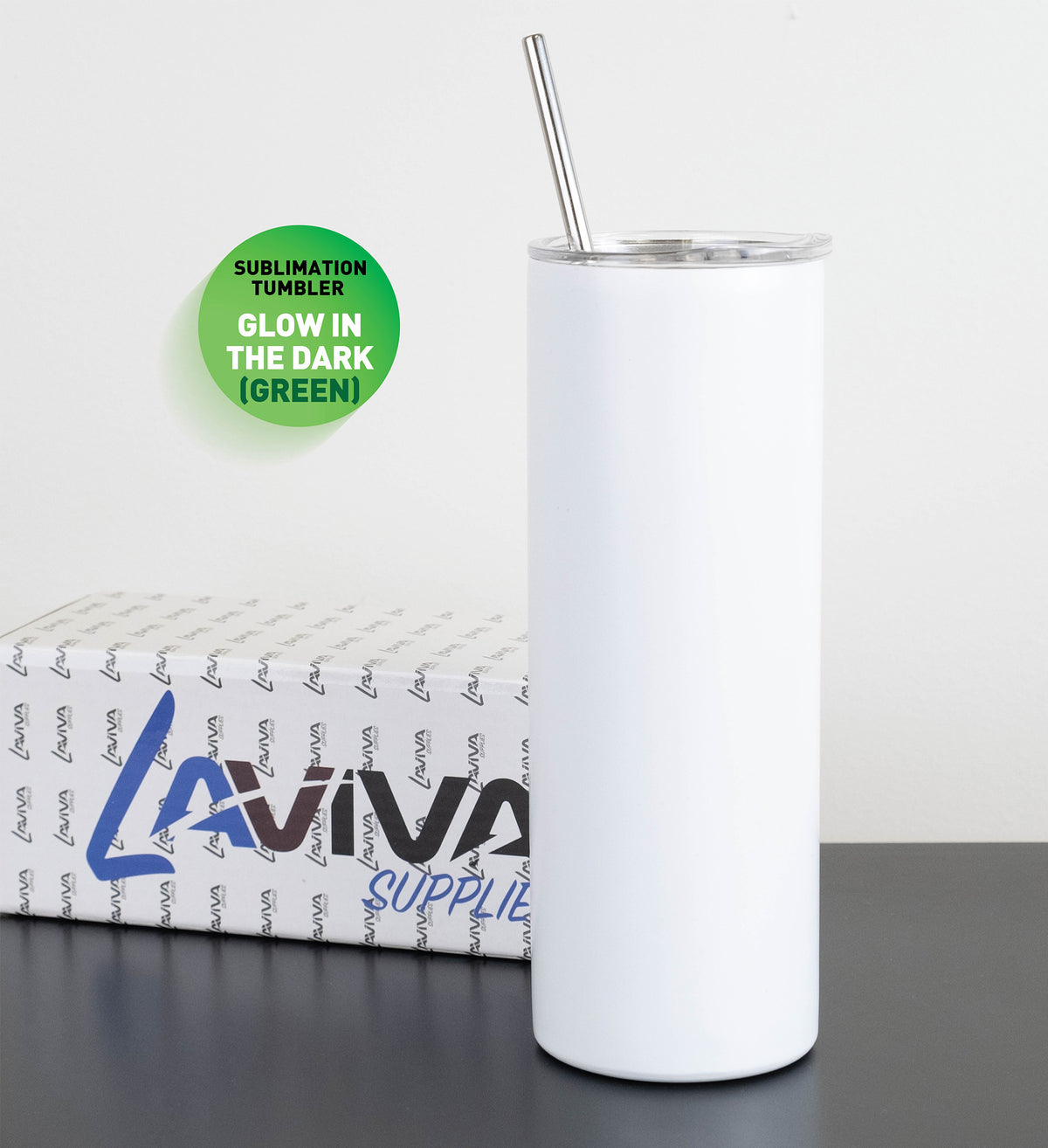 Laviva Glow in the Dark Sublimation Tumbler 20oz