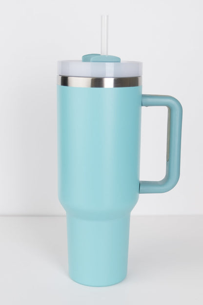 RoadSip Stainless Steel Tumbler with Handle and Sip 40oz.