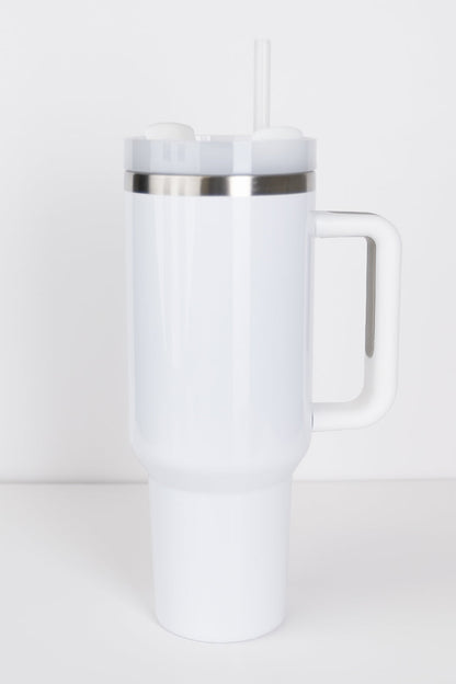 RoadSip Stainless Steel Tumbler with Handle and Sip 40oz.