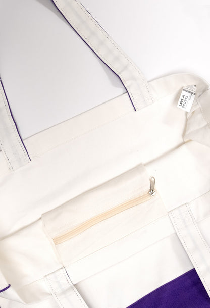 Trimmed Tote Bag - Sleek and Versatile