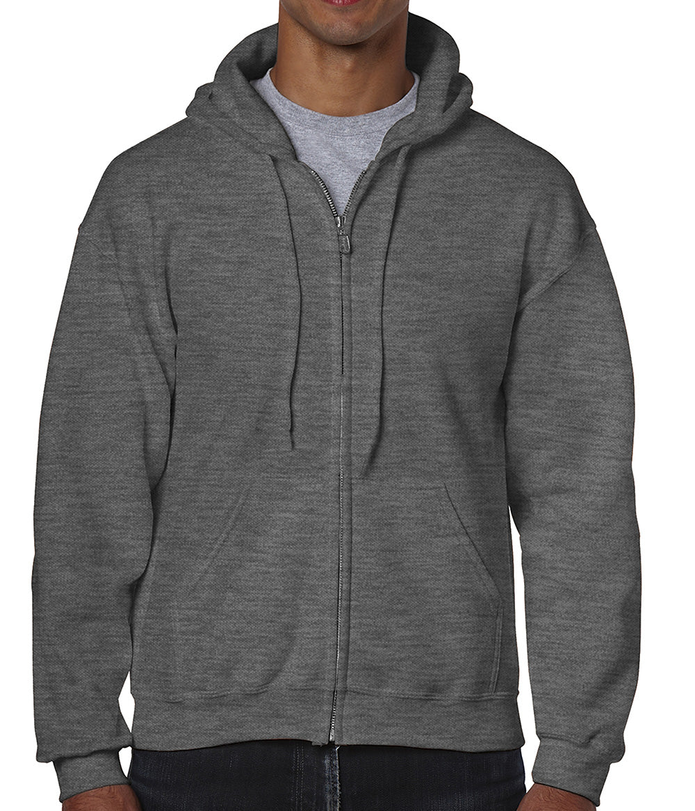 18600 Gildan Heavy Blend Adult Full Zip Hooded Sweatshirt