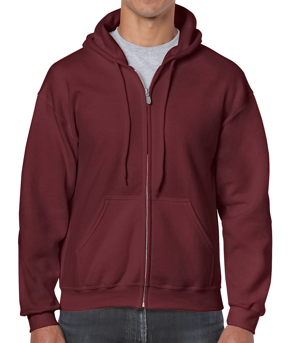 18600 Gildan Heavy Blend Adult Full Zip Hooded Sweatshirt