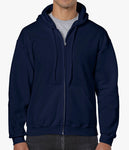 18600 Gildan Heavy Blend Adult Full Zip Hooded Sweatshirt