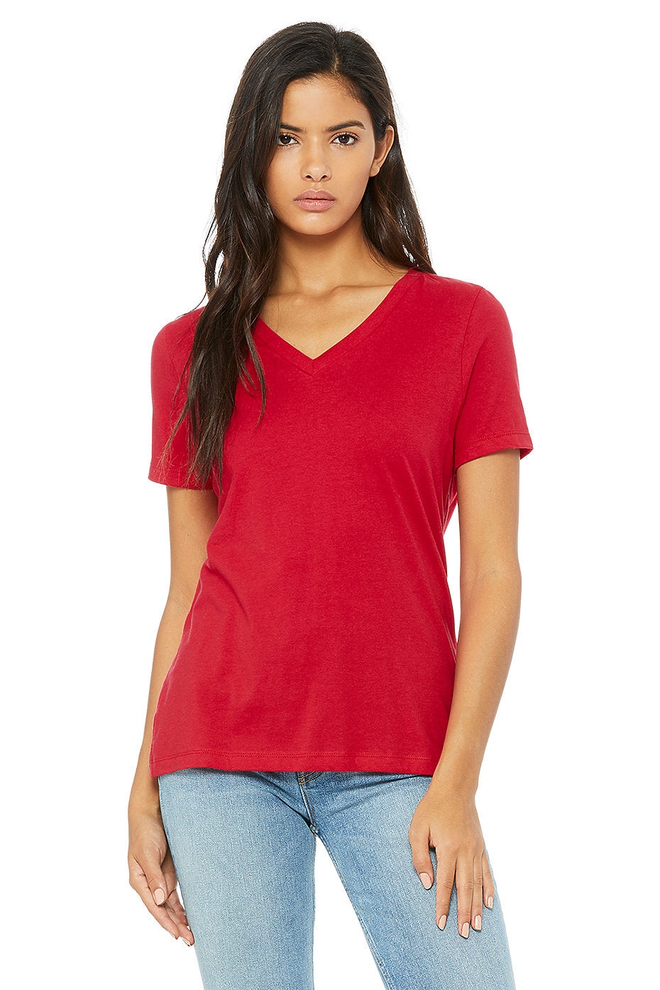 Bella Canvas Women V-Neck Tee