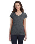 64V00L Gildan Softstyle Ladies V-Neck T-shirt