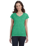 64V00L Gildan Softstyle Ladies V-Neck T-shirt
