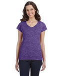 64V00L Gildan Softstyle Ladies V-Neck T-shirt