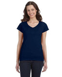 64V00L Gildan Softstyle Ladies V-Neck T-shirt