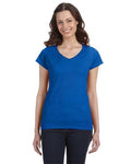 64V00L Gildan Softstyle Ladies V-Neck T-shirt