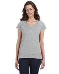 64V00L Gildan Softstyle Ladies V-Neck T-shirt